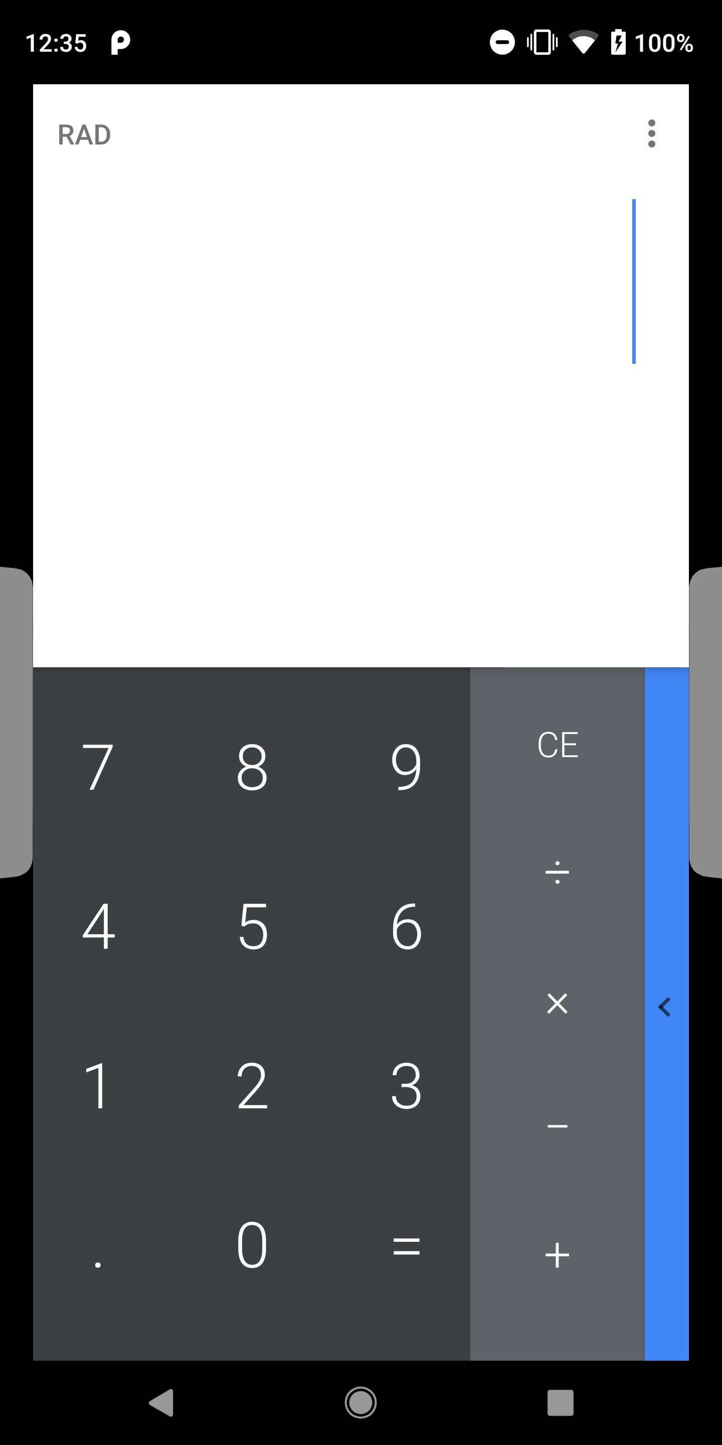 Screenshot of an activity on a display with a cutout on the long edge in portrait,
        letterbox is applied.